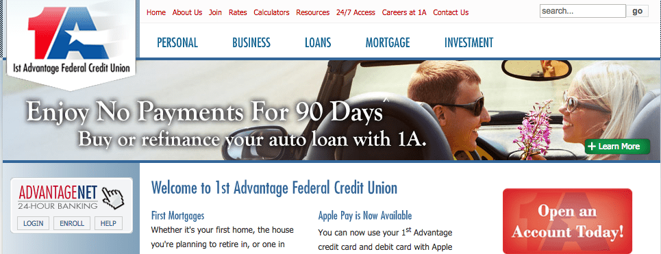 1st advantage homepage