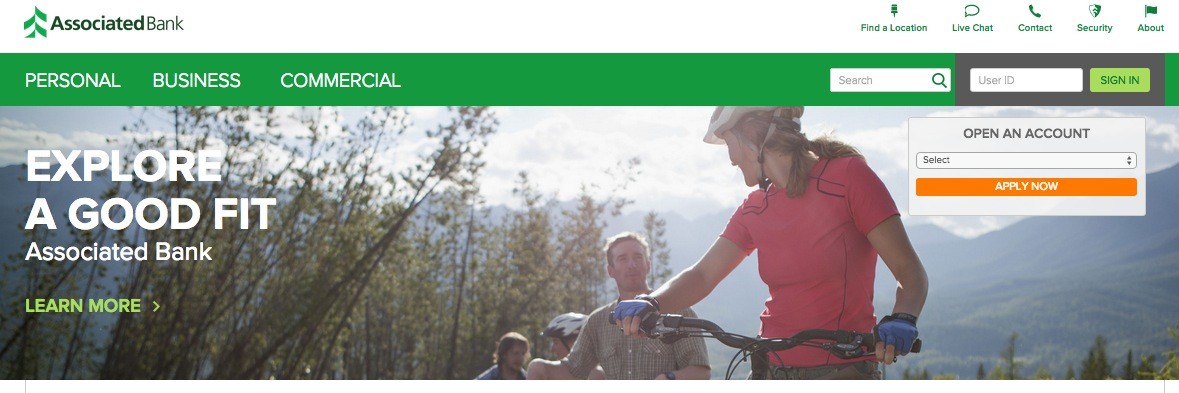 Associated Bank Homepage
