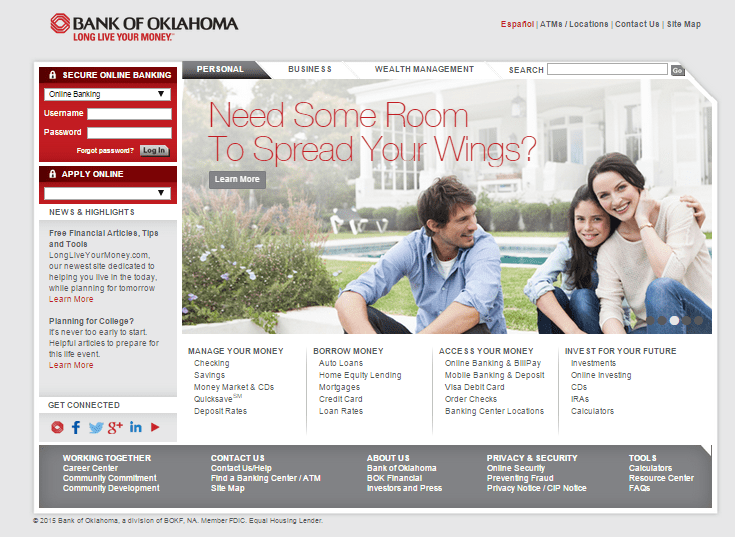 BankofOklahoma login