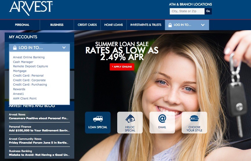 Arvest Banking