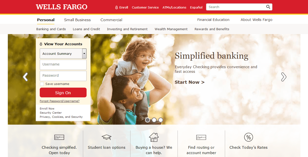 Wells Fargo Login