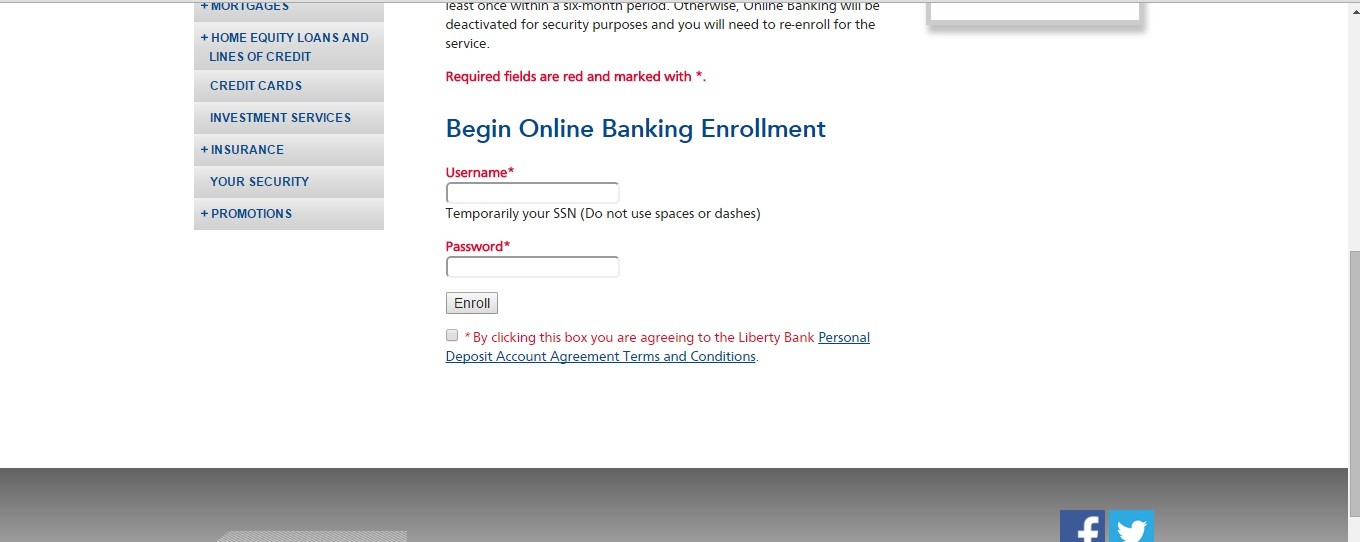 Liberty Bank Online Banking Login